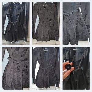 Black trench coat